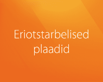 Eriotstarbelised plaadid