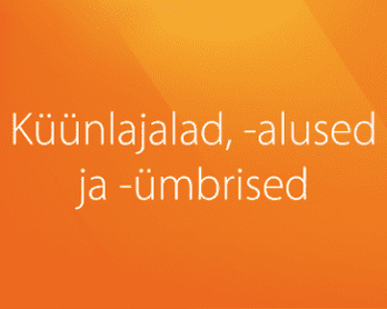 Küünlajalad, -alused ja -ümbrised