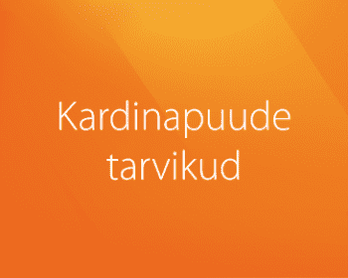 Kardinapuude tarvikud