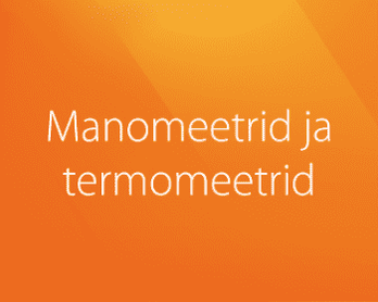 Manomeetrid ja termomeetrid