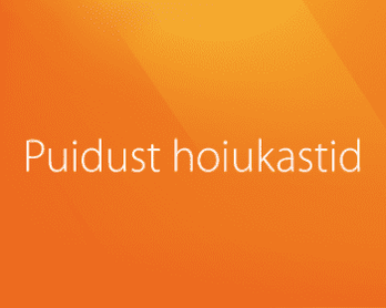 Puidust hoiukastid