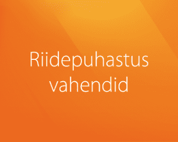 Riidepuhastus vahendid