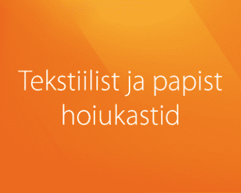 Tekstiilist hoiukastid