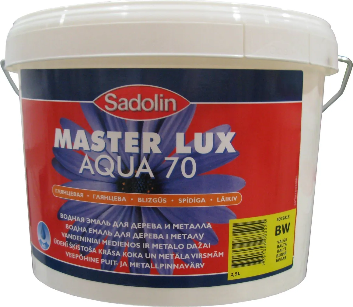 VÄRV MASTER LUX AQUA 70 WO 2,5L LÄIKIV