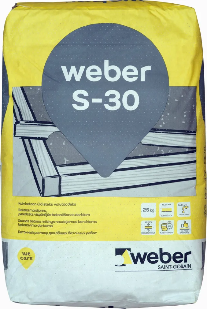 TSEMENTSEGU S30 WEBER 25KG