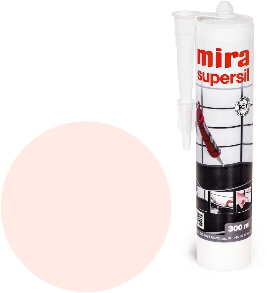 SANITAARSILIKON MIRA SUPERSIL 300ML 192 HELEROOSA