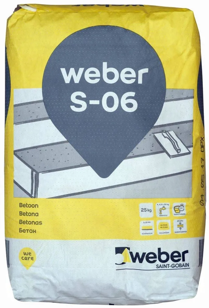 PEENTASANDUSSEGU WEBER S 06 25KG