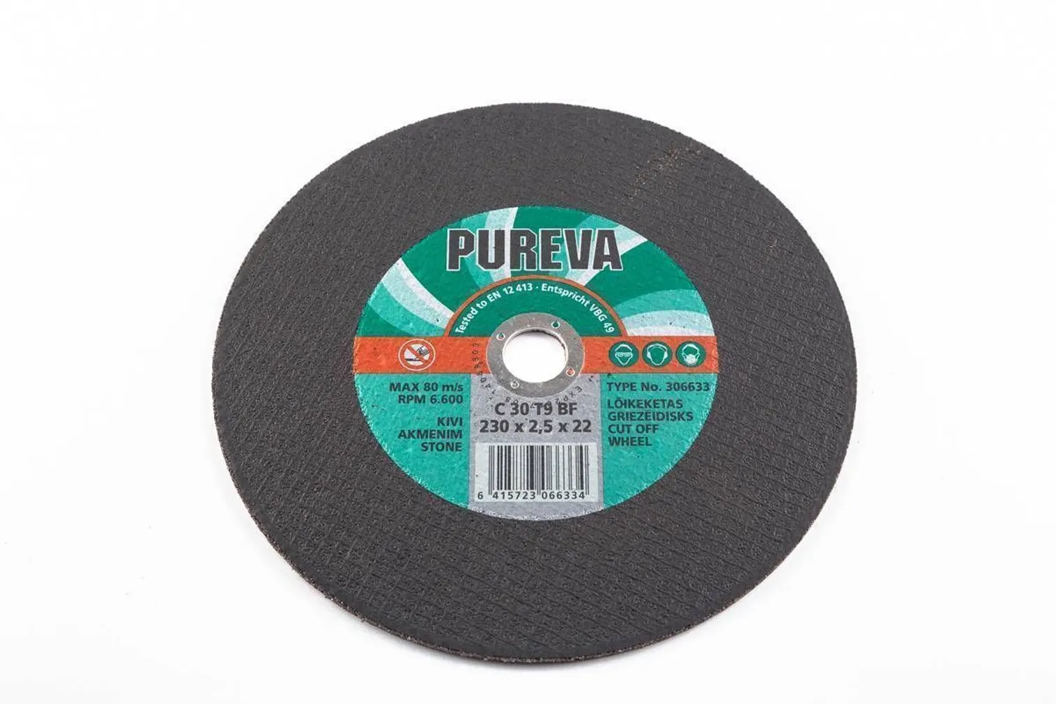LÕIKEKETAS 230X2,5X22 KIVI PUREVA