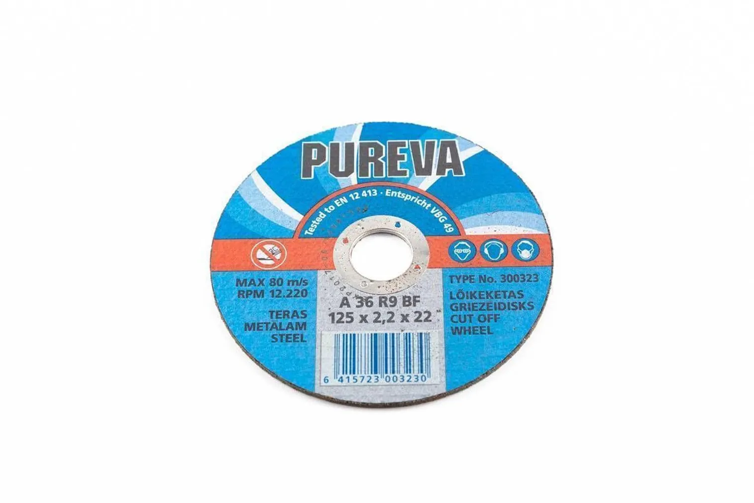 LÕIKEKETAS 125X2,2X22 METALL PUREVA