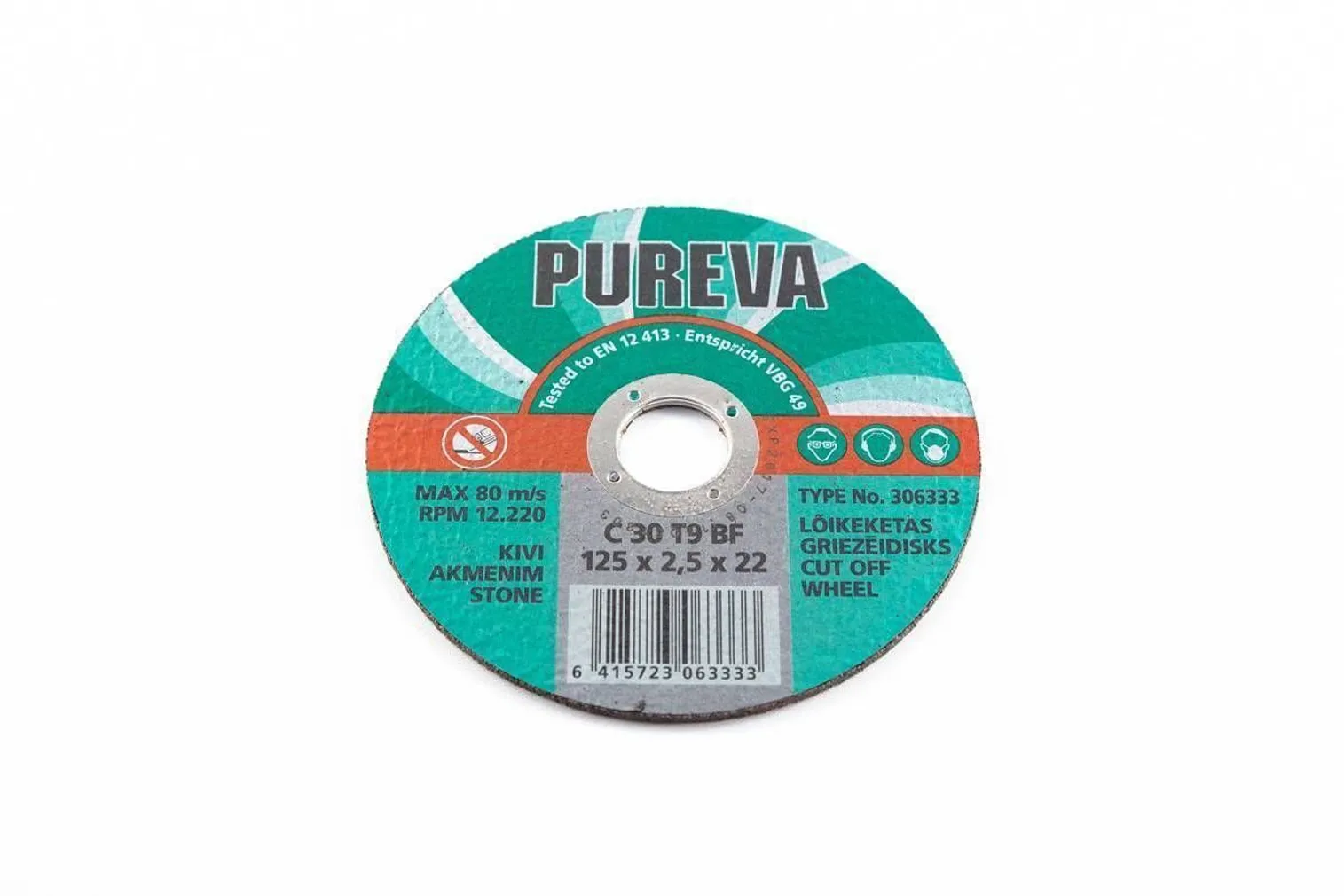 LÕIKEKETAS 125X2,5X22 KIVI PUREVA