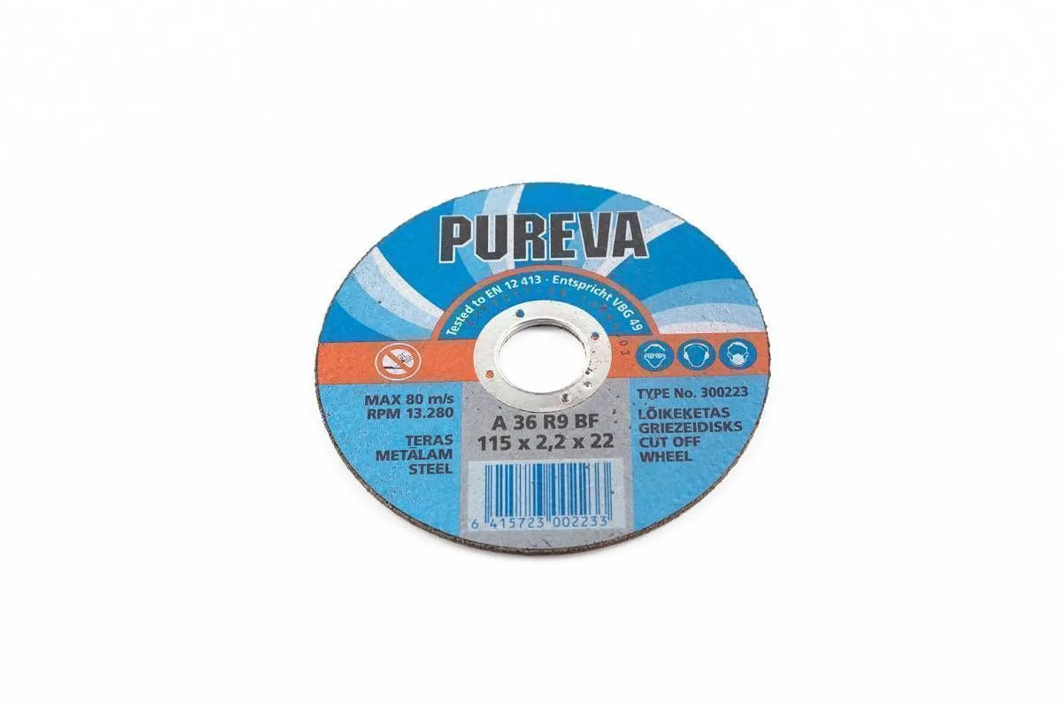 LÕIKEKETAS 115X2,2X22 METALL PUREVA