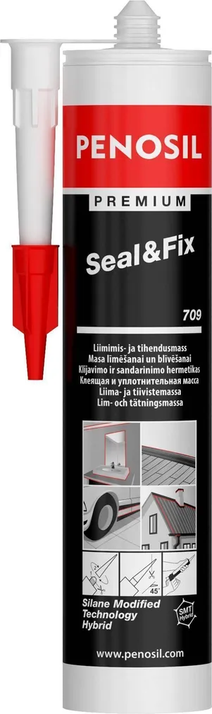 LIIM ÜLEVÄRVITAV PENOSIL SEAL&FIX 310ML VALGE