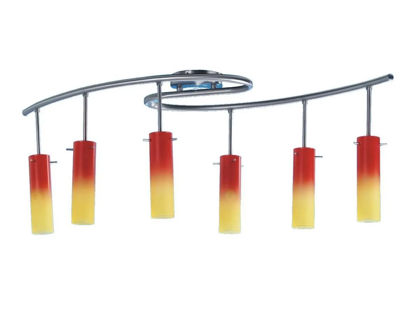 LAELAMP DONALD 6X40W E14 PUNANE/KOLLANE