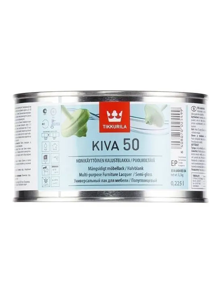 LAKK KIVA MÖÖBLILAKK 0,225L POOLLÄIKIV