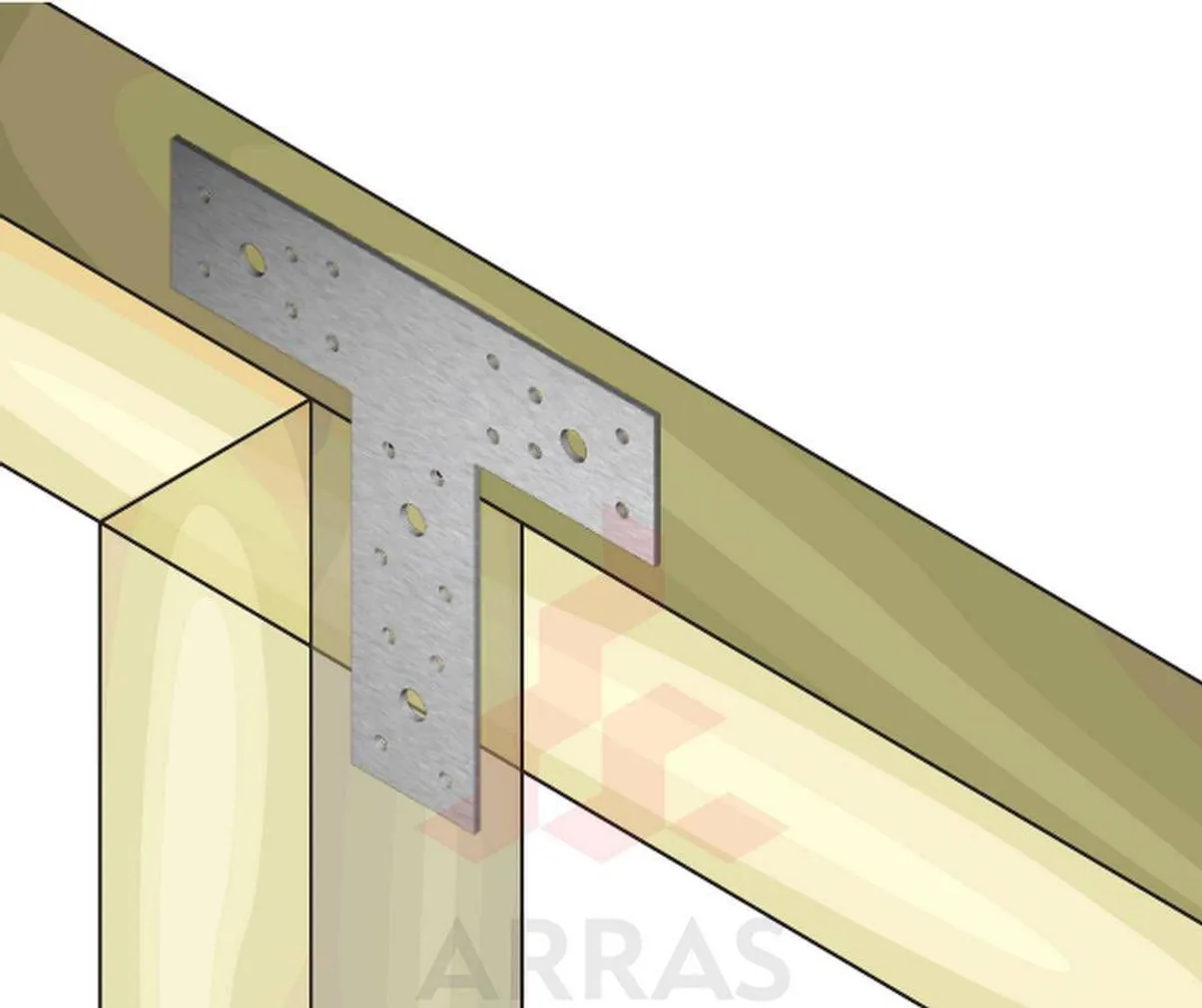 T-PLAAT 150X100X40X2,5 ZN