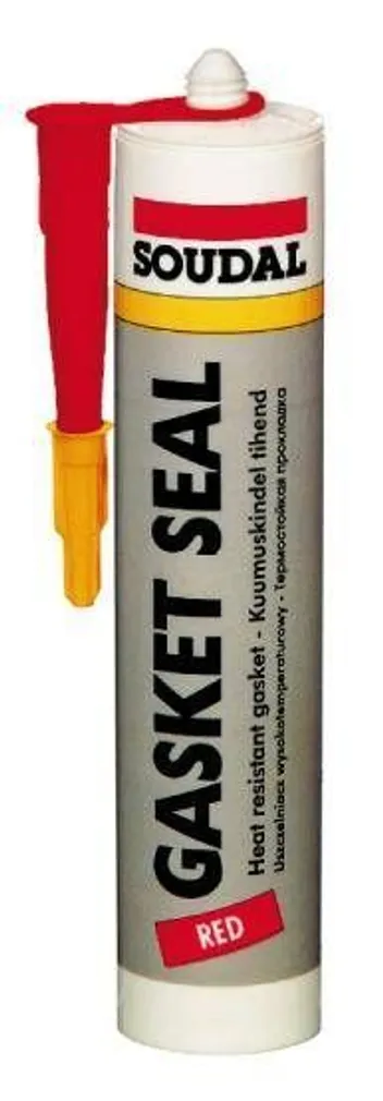 HERMEETIK GASKETSEAL +280C 300ML KUUMAK. PUNANE