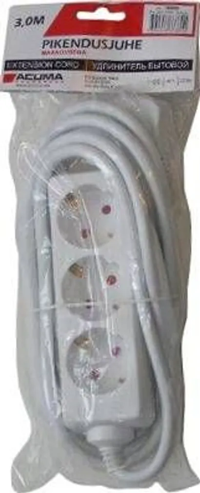 PIKENDUSJUHE 3M 3PESA LK 3X1,5MM2