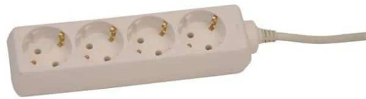 PIKENDUSJUHE ACUMA 3M 4PESA 3G1,5MM2 VALGE