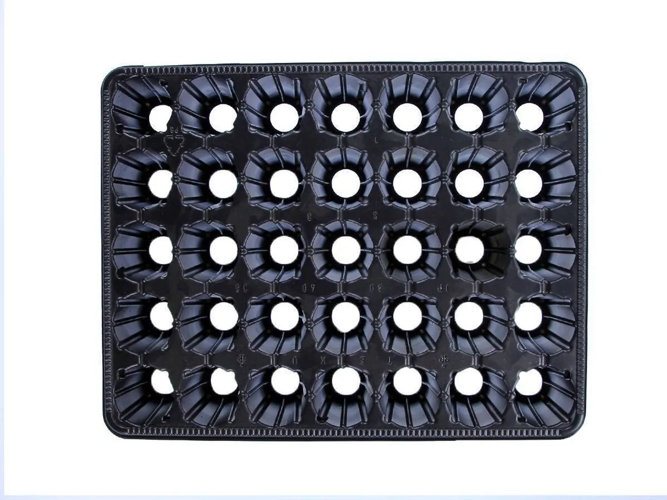 KÜLVIKASSETT TEKU MINIFLOR, 35 KOHTA, MUST