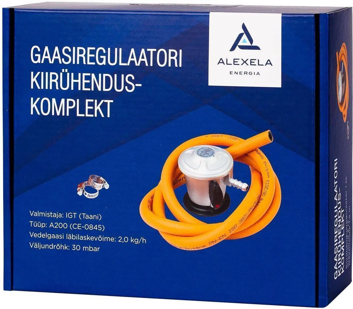 GAASIGRILLI REDUKTOR+VOOLIK KOMPLEKT ALEXELA