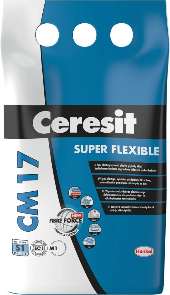 PLAATIMISSEGU CERESIT CM17 SUPER FLEXIBLE 5KG