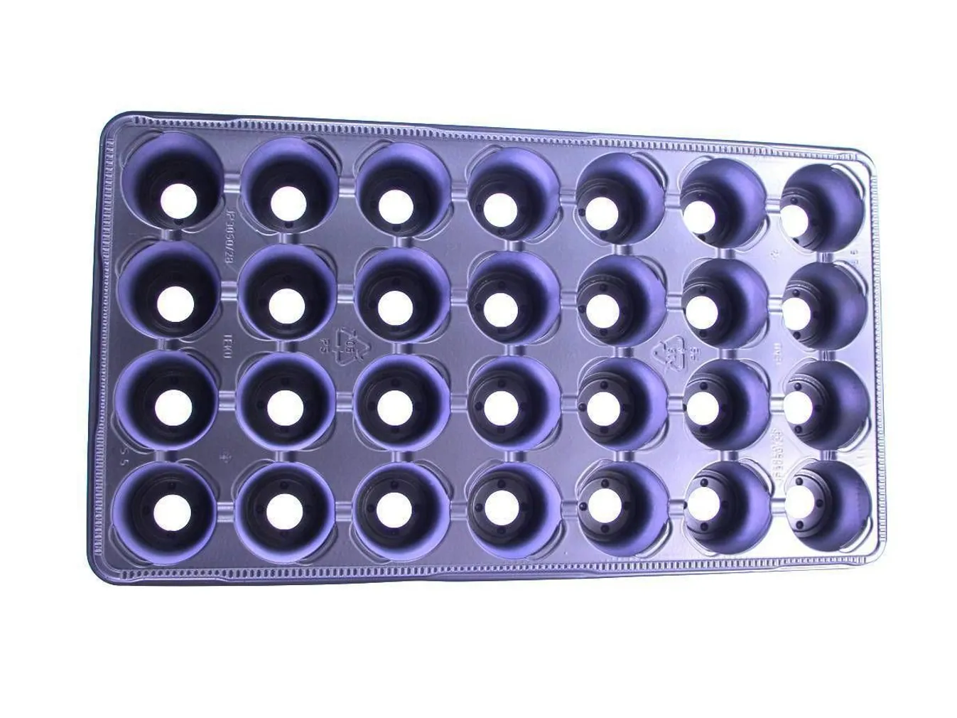 KÜLVIKASSETT TEKU MINIFLOR, 28 KOHTA, MUST