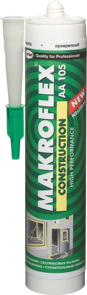 NEUTRAALSILIKOON MAKROFLEX AA 105 VALGE 300ML