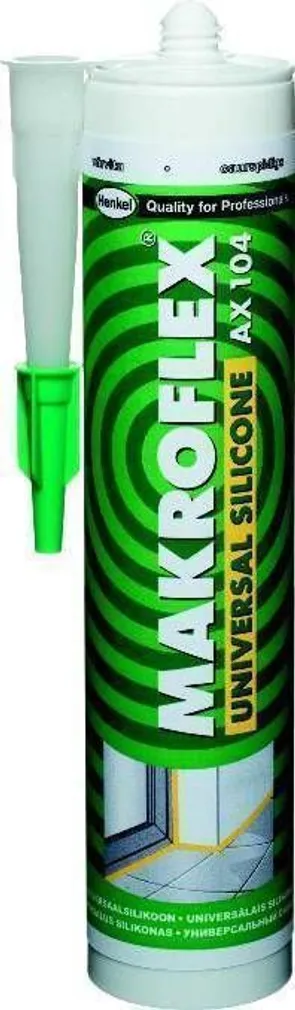 UNIVERSAALSILIKOON MAKROFLEX AX 104 TRANSPARENT 300ML