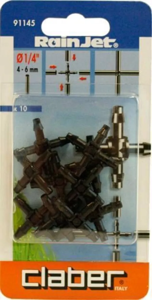 RISTLIITMIK CLABER 1/4" TORULE 10TK PAKIS