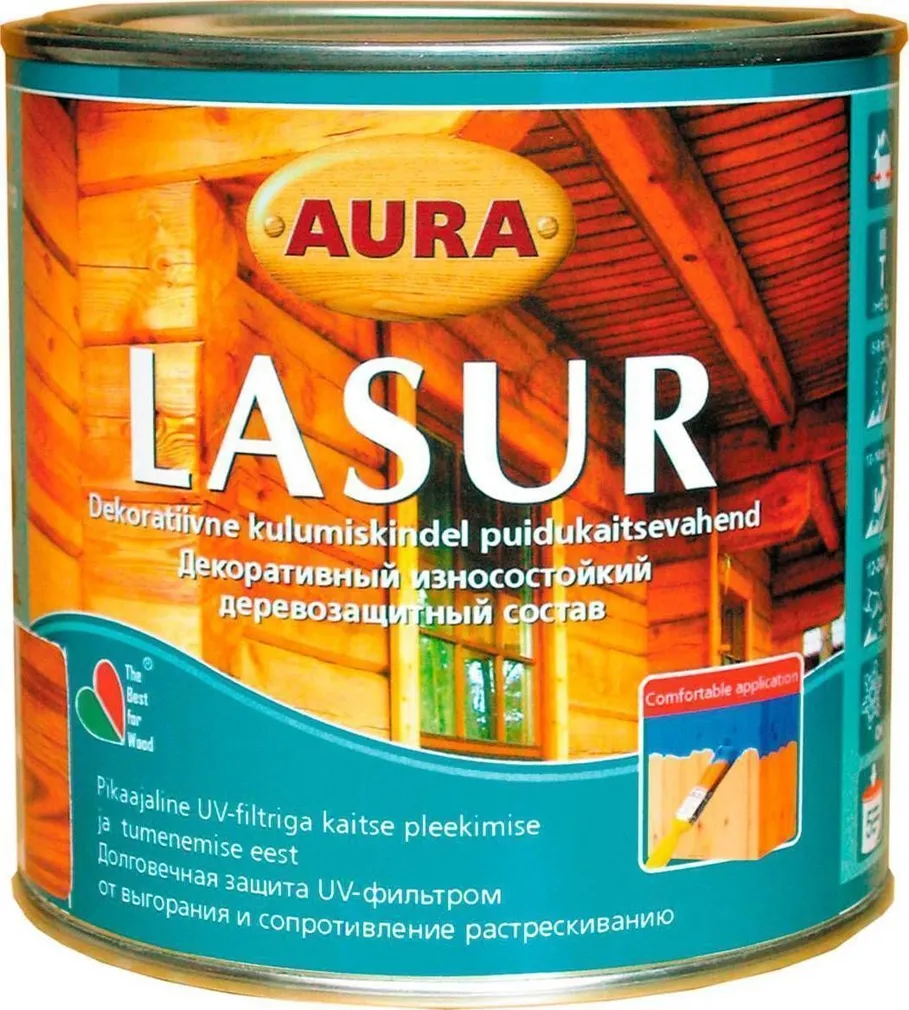 AURA LASUR UV 0,7L PALISANDER