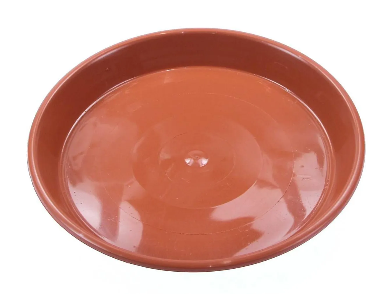 LILLEPOTI ALUS FORM PLASTIC 20CM TERRAKOTA