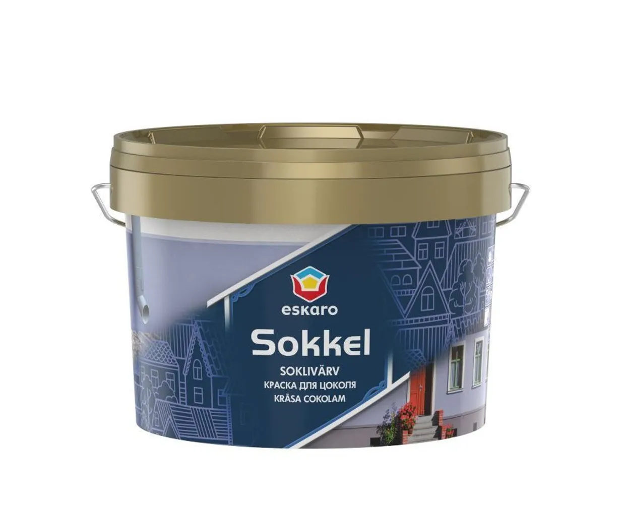 SOKLIVÄRV ESKARO SOKKEL 2,85L VALGE MATT
