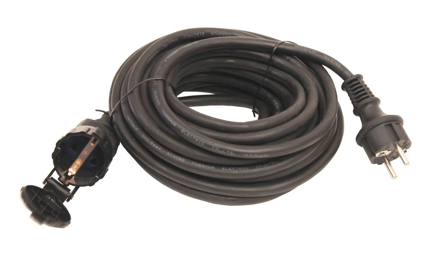 PIKENDUSJUHE JÄTKU 15M KUMM 3G1,5MM MUST