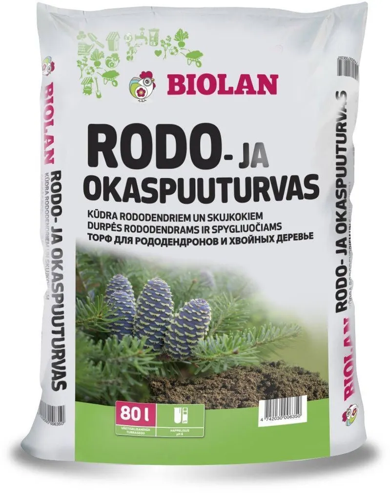 TURVAS HAPULEMBELISTELE BIOLAN 80L