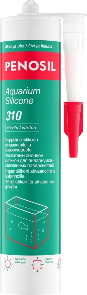 AKVAARIUMISILIKOON PENOSIL 310 300ML VÄRVITU