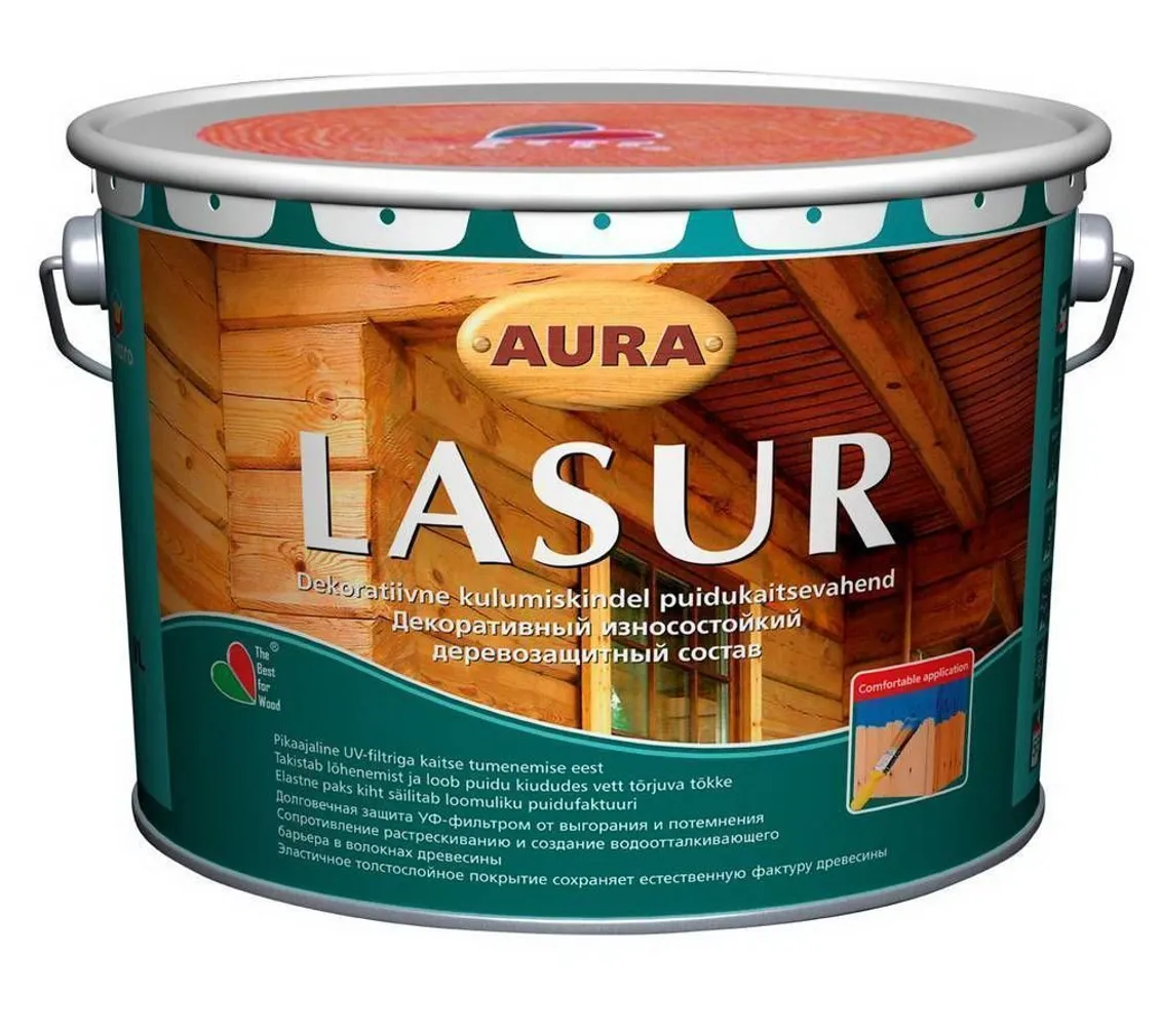 PUIDUKAITSEVAHEND AURA COLORWOOD AQUA 9,0L CACAO