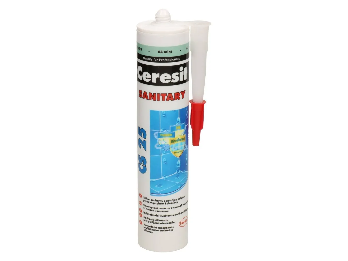 SANITAARSILIKOON CS25 64 MINT 280ML