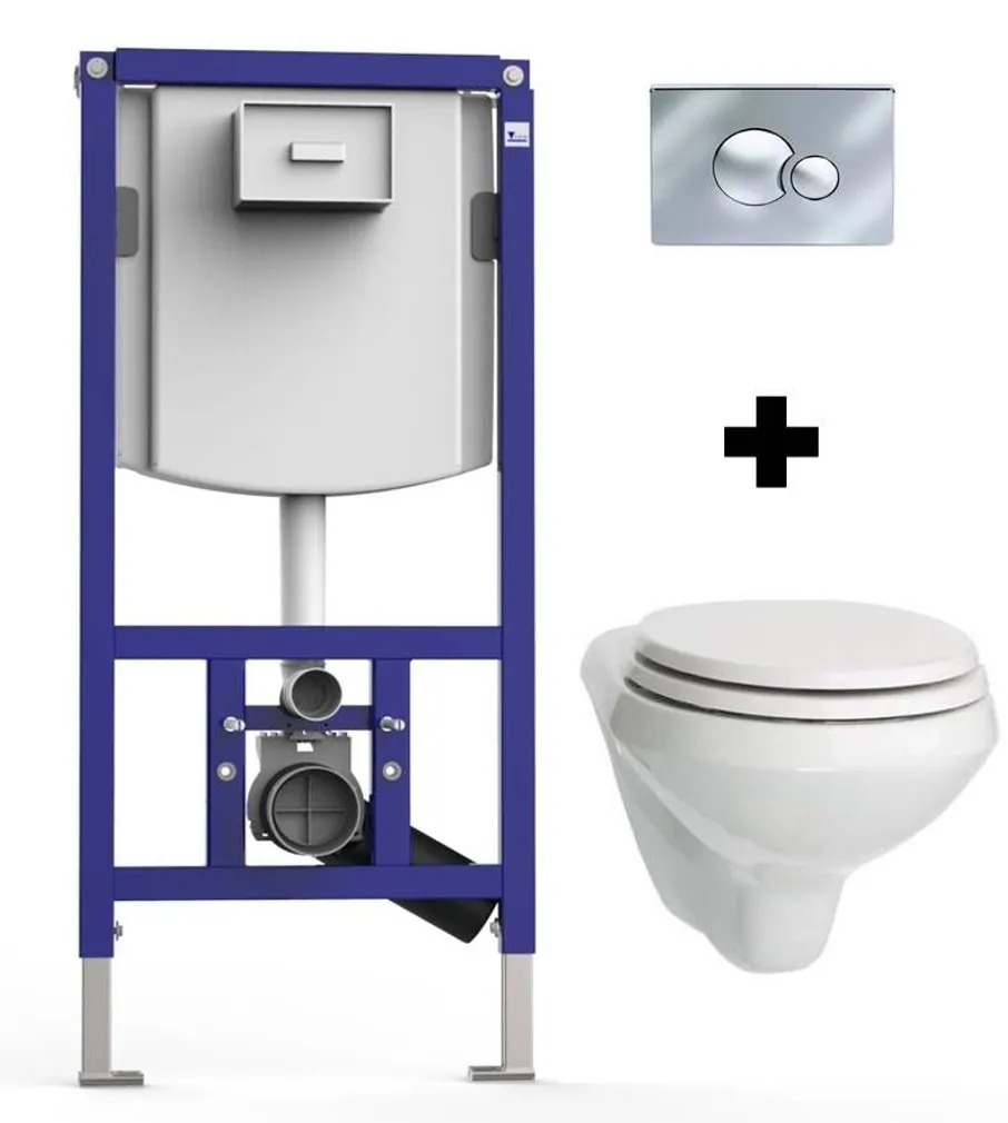 WC-RAAM INEO PLUS KOMPLEKT POTI, KLAHVI JA PRILL-LAUAGA