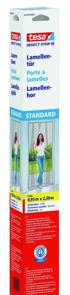 PUTUKAVÕRK TESA LAMELLA STANDARD UKSELE VALGE 0,95MX2,20M