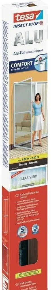 PUTUKAVÕRK UKSELE TESA PRUUN RAAM COMFORT 1,0X2,2M
