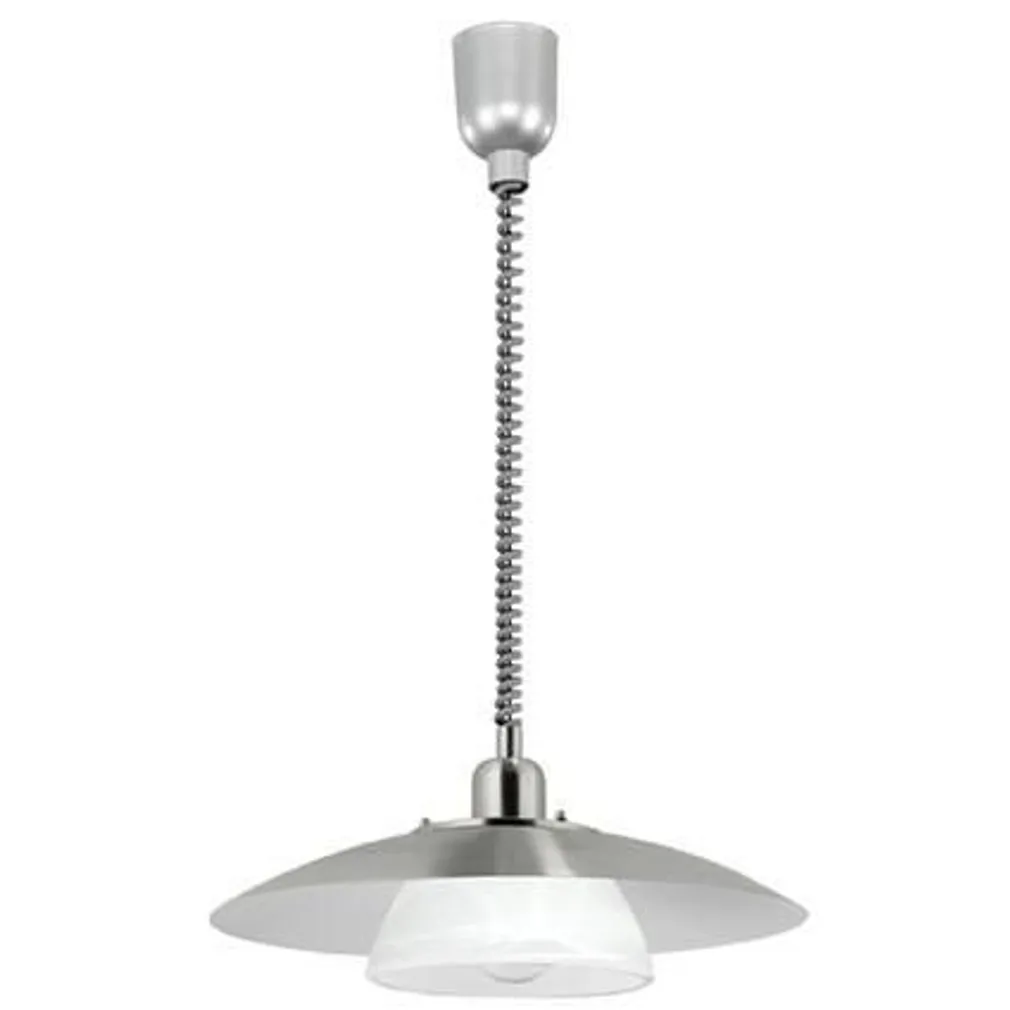 LAELAMP BRENDA 100W E27 MATT-NIKKEL/ALABASTER KLAAS