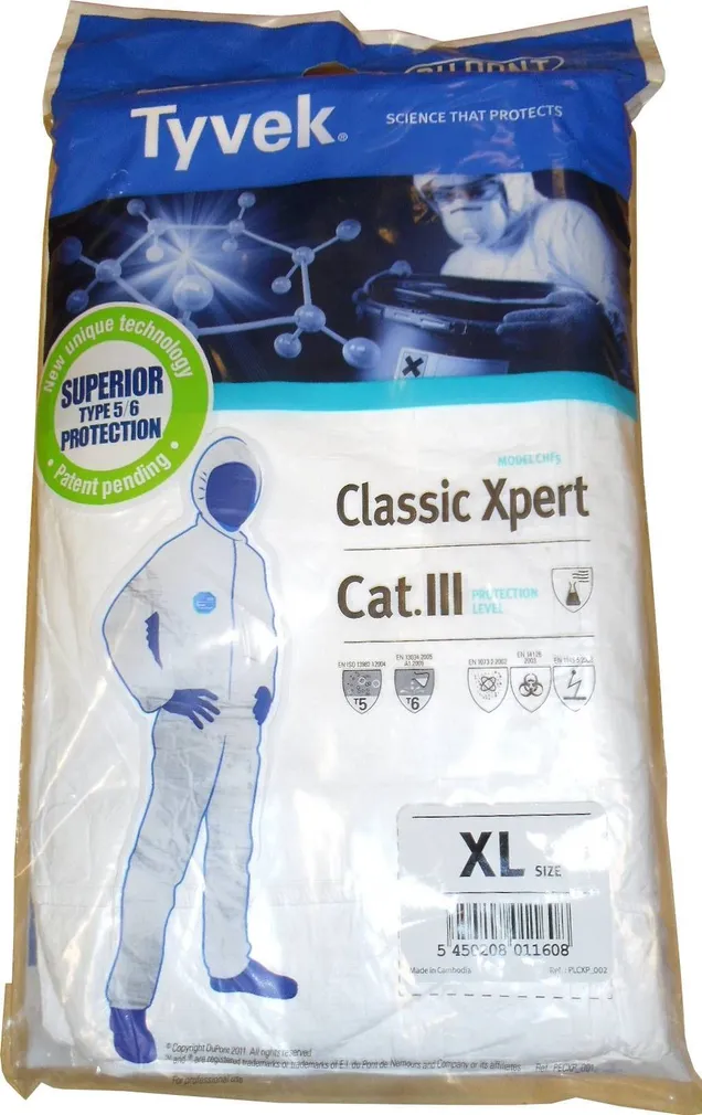 KOMBINESOON TYVEK PRO-TECH (VÄRVIJALE) XL