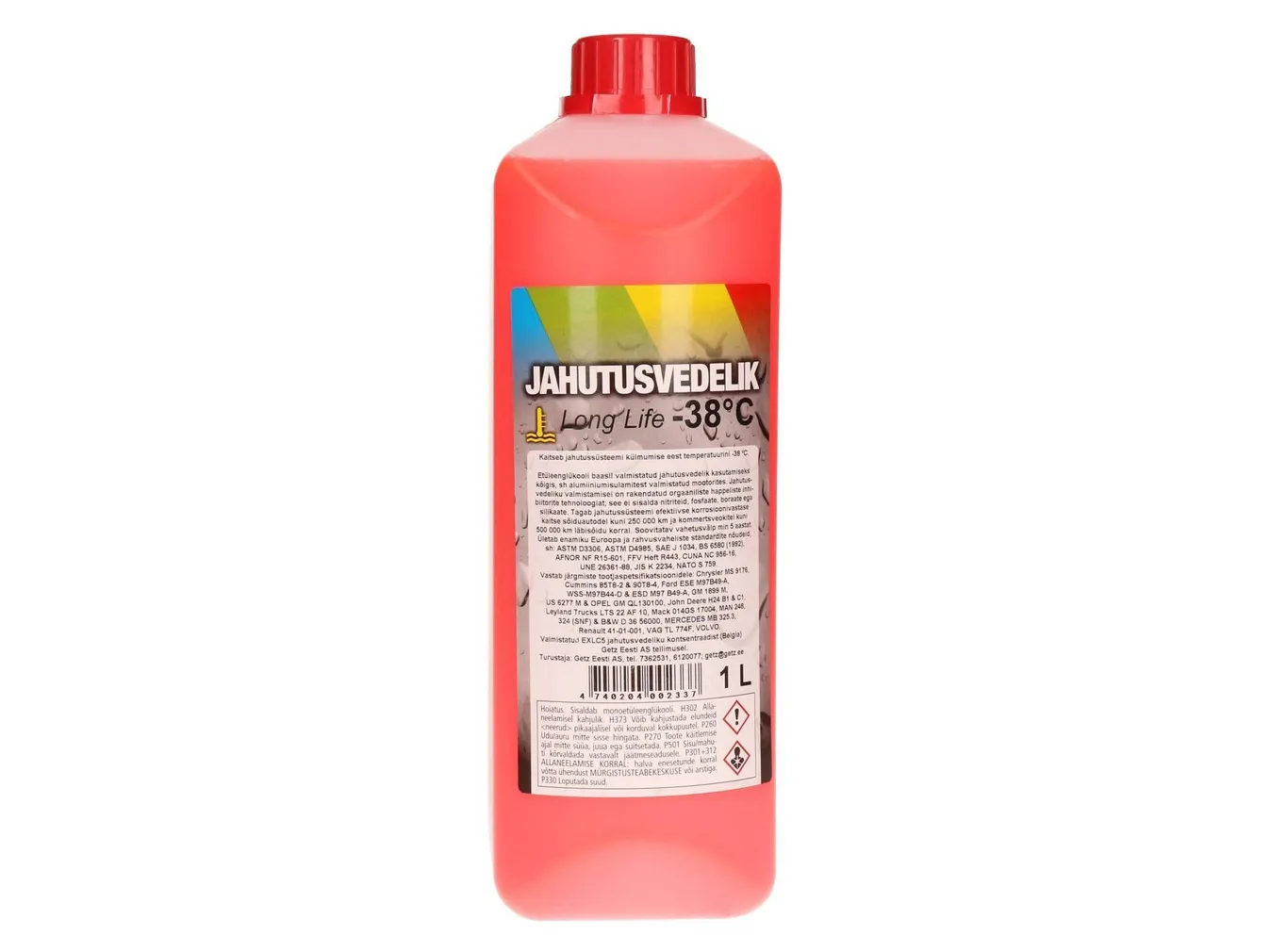 JAHUTUSVEDELIK SUNOCO G12 -38C 1L PUNANE