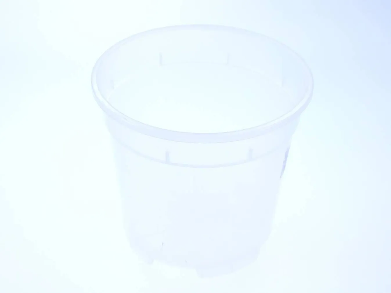 ORHIDEEPOTT PLASTIK LÄBIPAISTEV 17X15,3CM