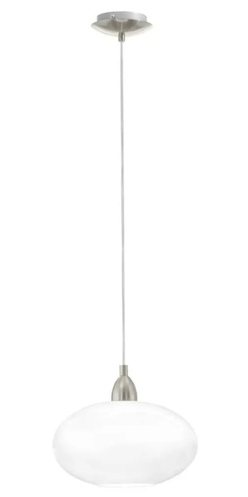 LAELAMP BRENDA 60W E27 NIKKEL-MATT/OPAAL