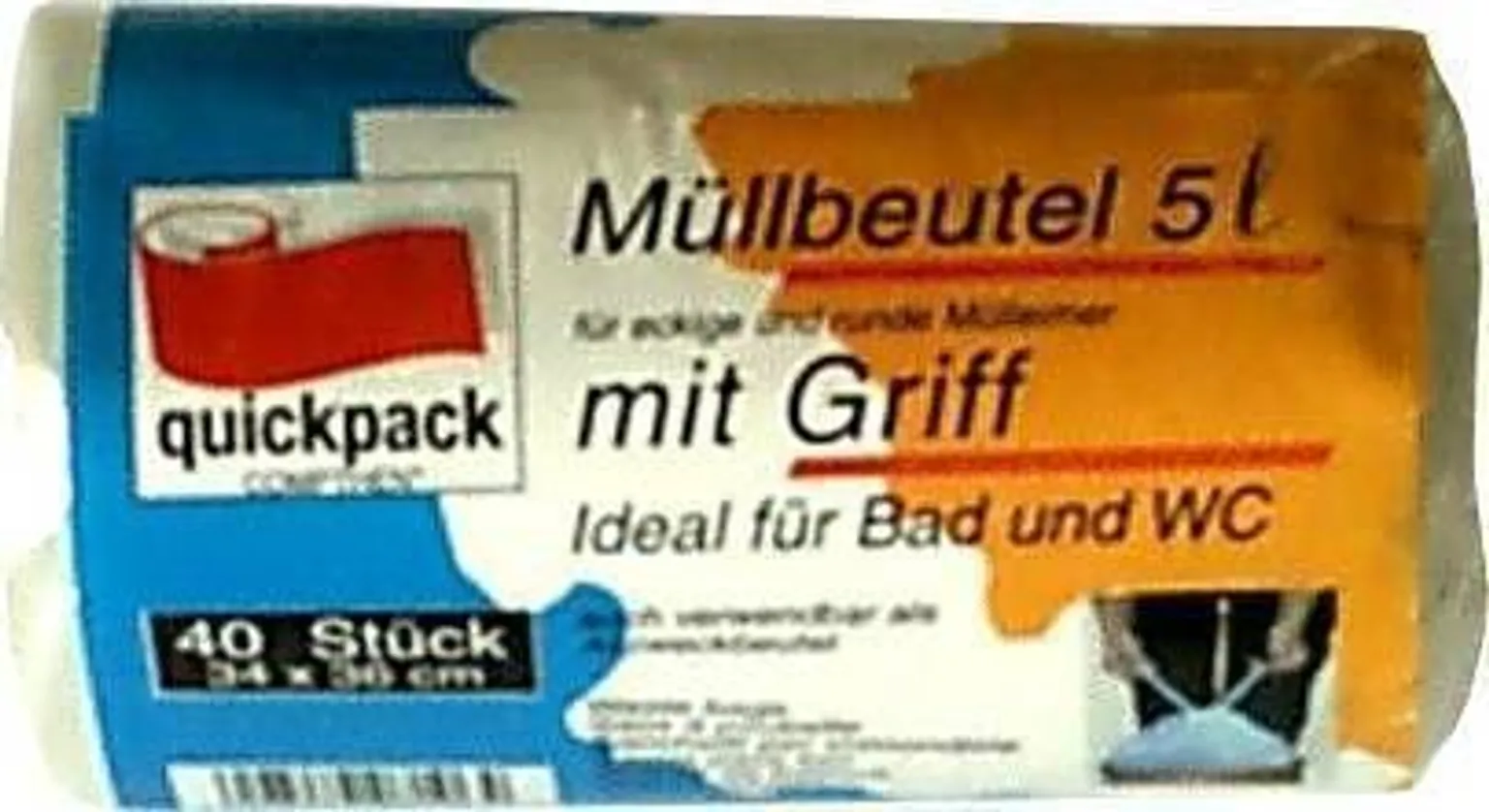 PRÜGIKOTID SANGADEGA 5L 40TK RULLIS