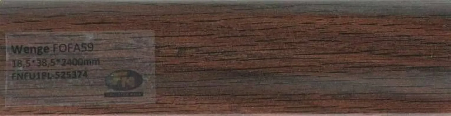 PÕRANDALIIST MDF WENGE 18,5X38,5X2400MM