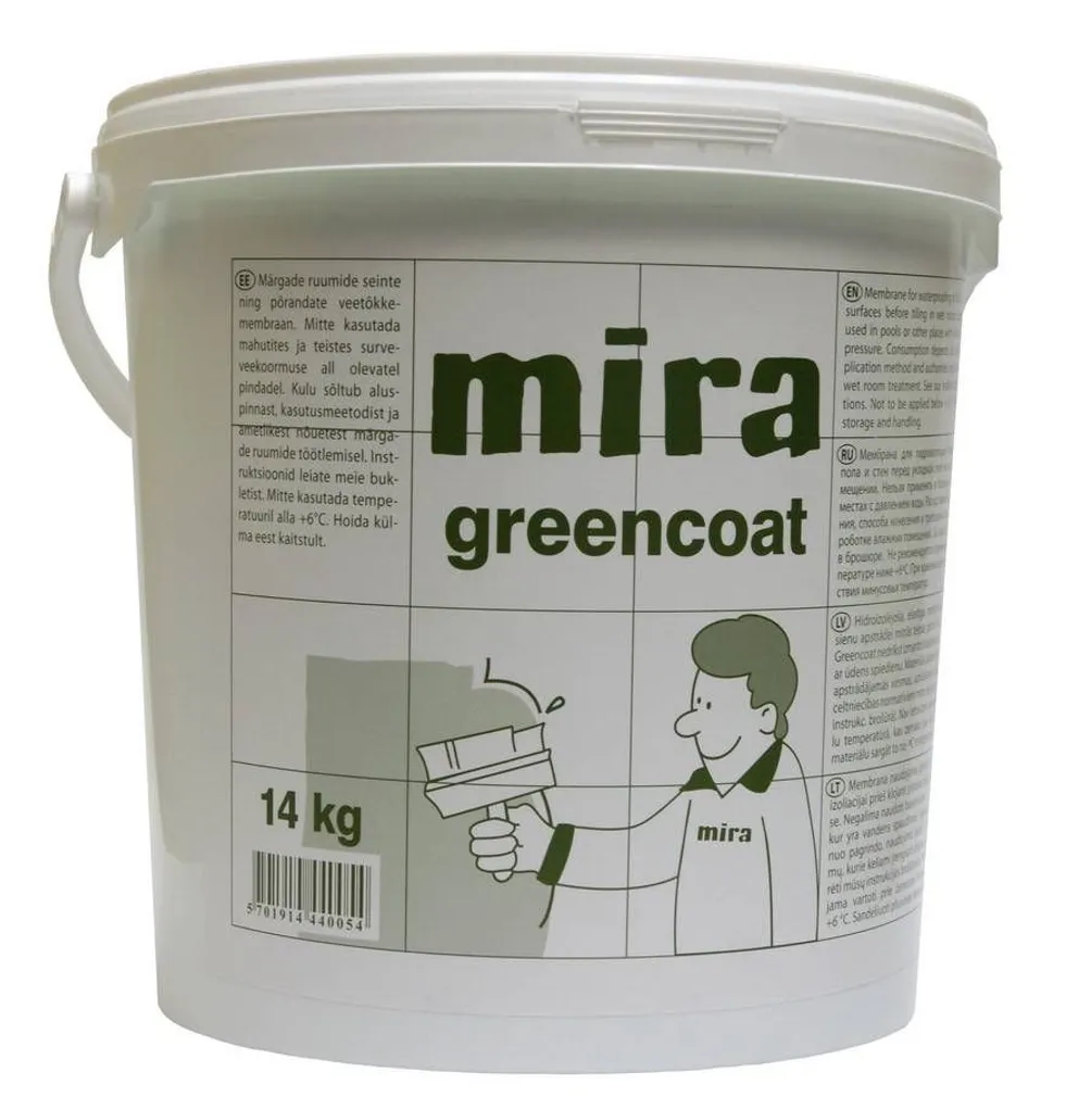 HÜDROISOLATSIOON MIRA GREENCOAT 14KG