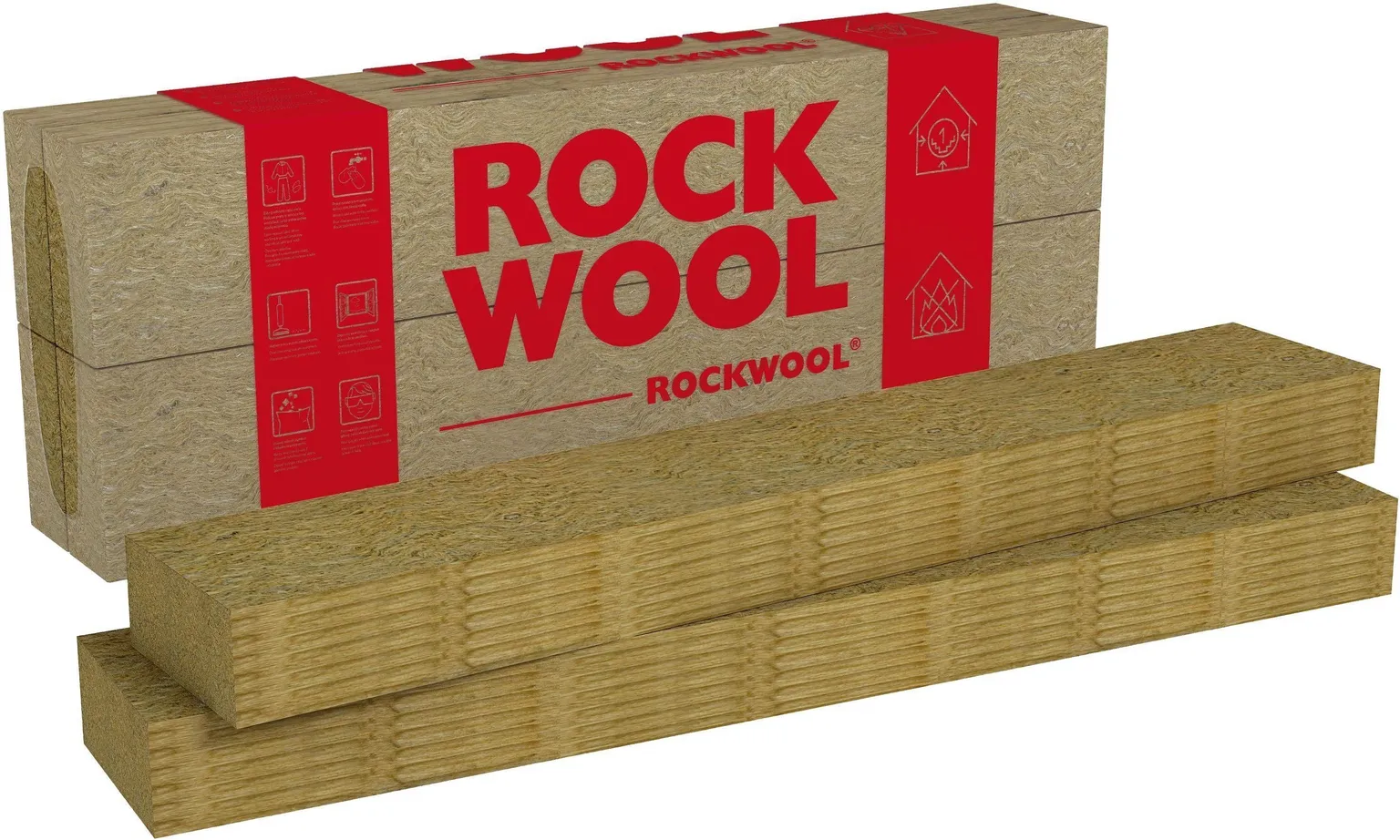 KIVIVILL ROCKWOOL FASROCK LAMELLA LL 1200X200X50MM 8TK/1,92M²