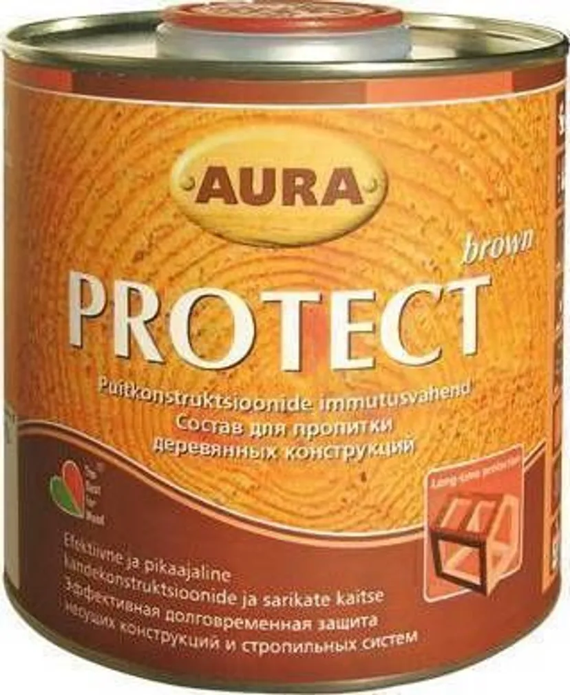 PUIDU SÜVAIMMUTUSVAHEND AURA PROTECT BROWN 0,7L PRUUN